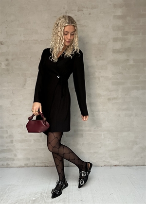 Sendra Eyelet kjole Sort Neo Noir 